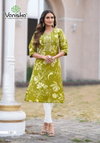 Trendy Barlin Vol 1 By Vaniska Barlin Printed Embroidery Kurti Wholesale Online
